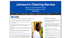 Desktop Screenshot of johnsonscleaningsj.com