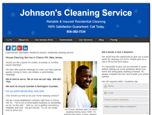 Tablet Screenshot of johnsonscleaningsj.com
